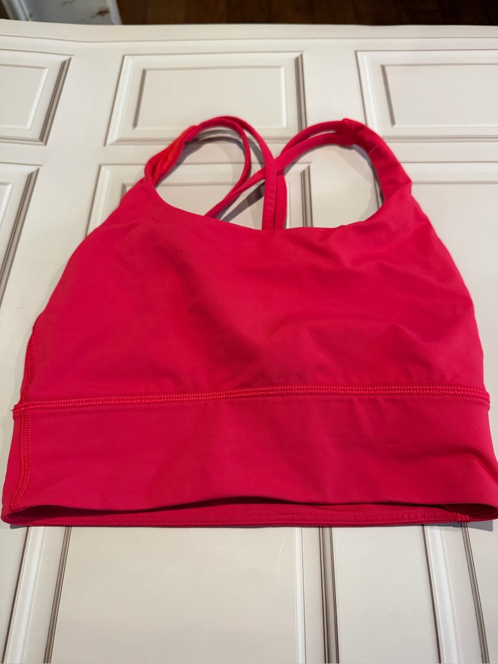 lululemon athletica Bright Pink Strappy Sports Bra